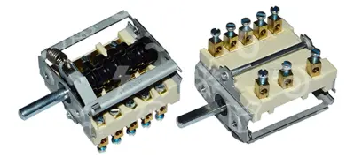 přepínač E.G.O. 49.27215.746, 0 - 6 poloh, 16A, 250V, max. 150°C